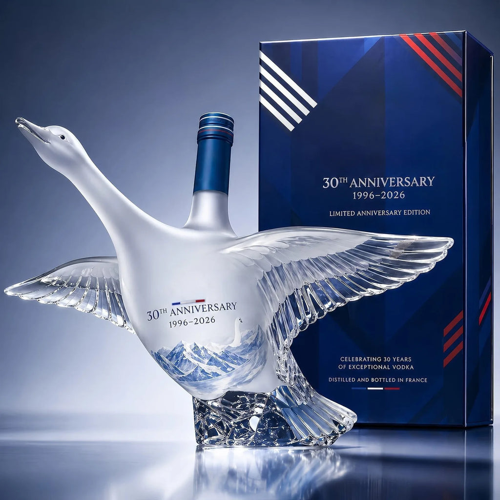 30th Anniversary Limited-Time Offer Glass Craft Anniversary 3D Sculpted Vodka Bottle