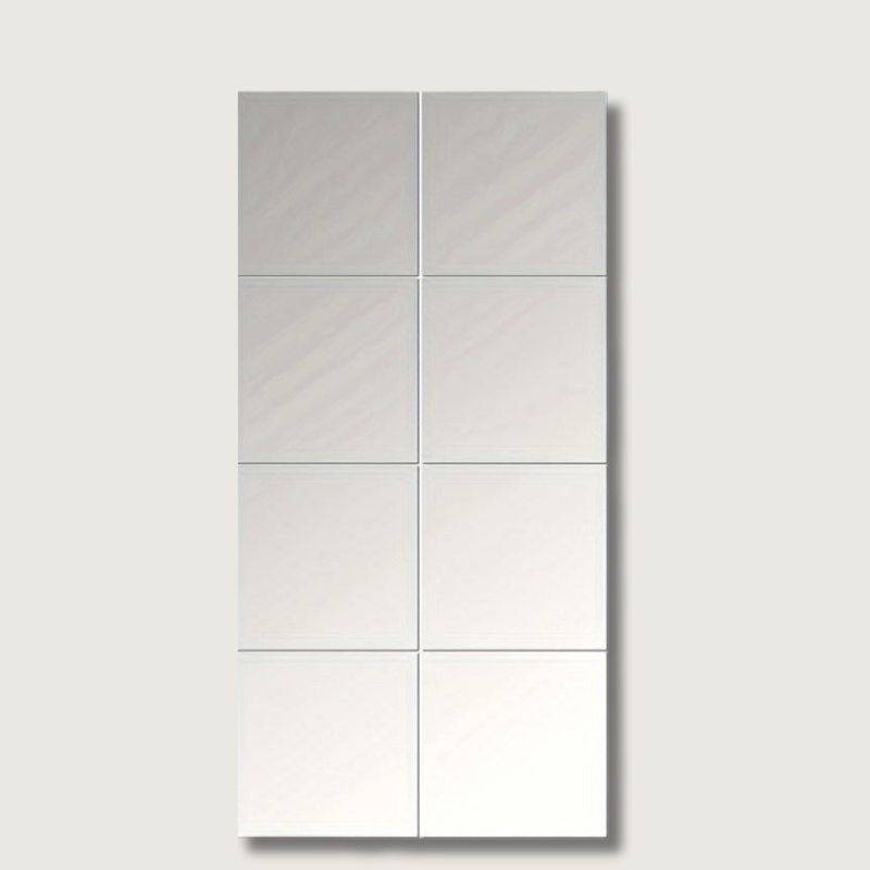 Mosrugs | EleganceTiles - 8 Stylish Self-Adhesive Mirror Tiles for Home Decoration