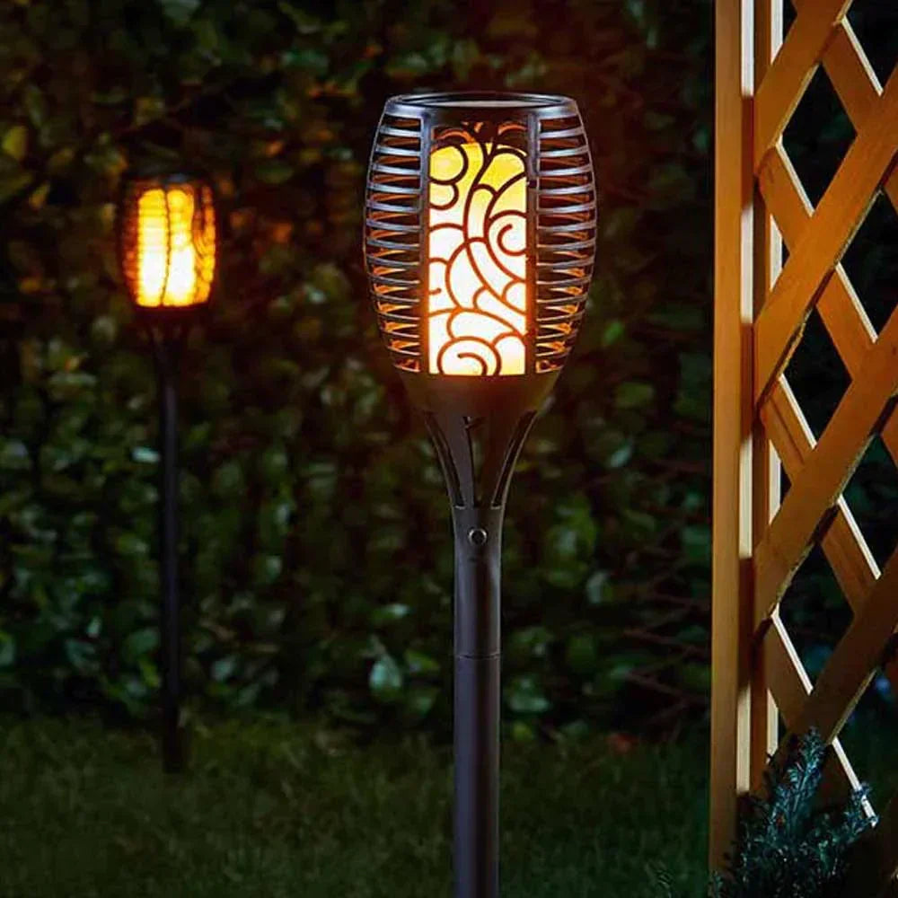 Mosrugs | SolarFlare – Outdoor Solar Torch with Realistic Flickering Flame & Weatherproof Design