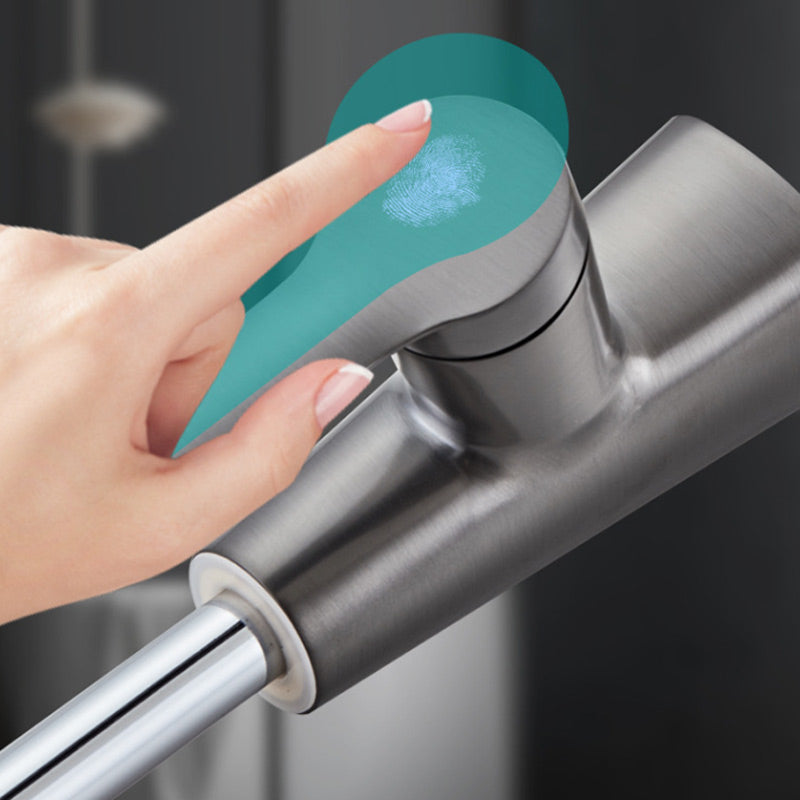 Mosrugs | Modern Bathroom Basin Tap with Pull-Out Spray Head – 360° Swivel & Dual-Mode Water Flow