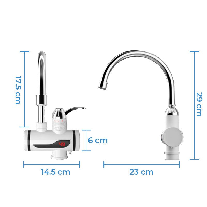Mosrugs | HotFlow Instant Electric Water Heater Tap – Instant Hot Water for Kitchens & Bathrooms (3000W)