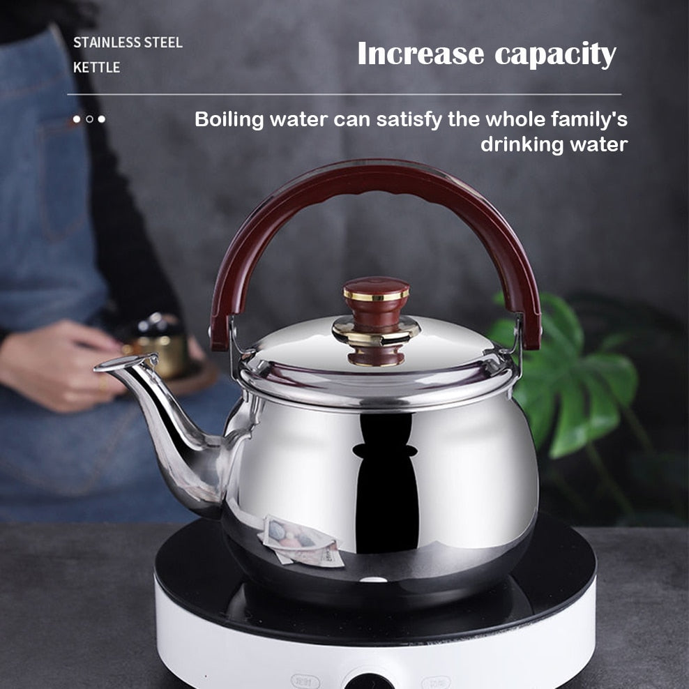 Mosrugs | Stainless Steel Whistling Kettle – Thick-Walled, Durable & Stylish