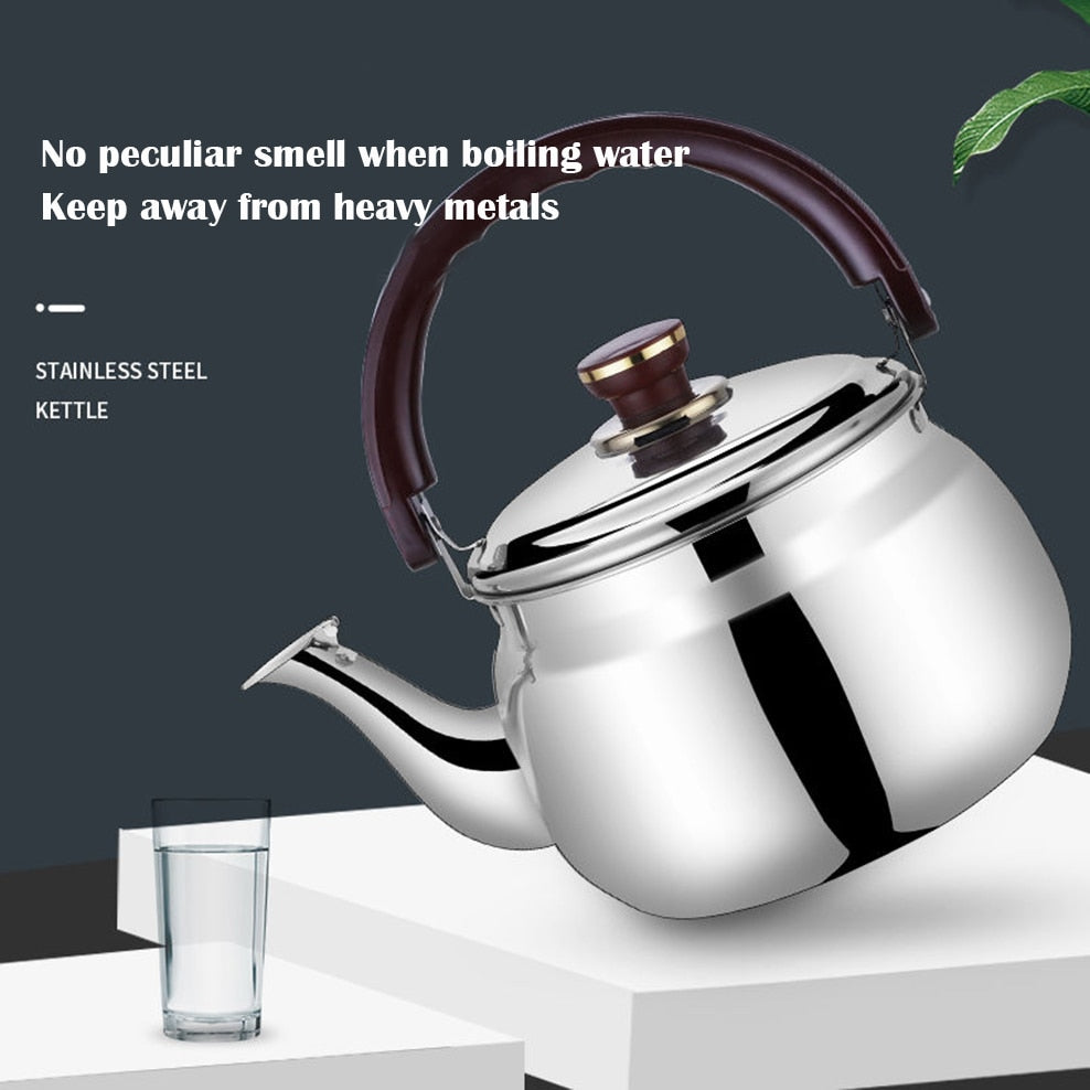 Mosrugs | Stainless Steel Whistling Kettle – Thick-Walled, Durable & Stylish