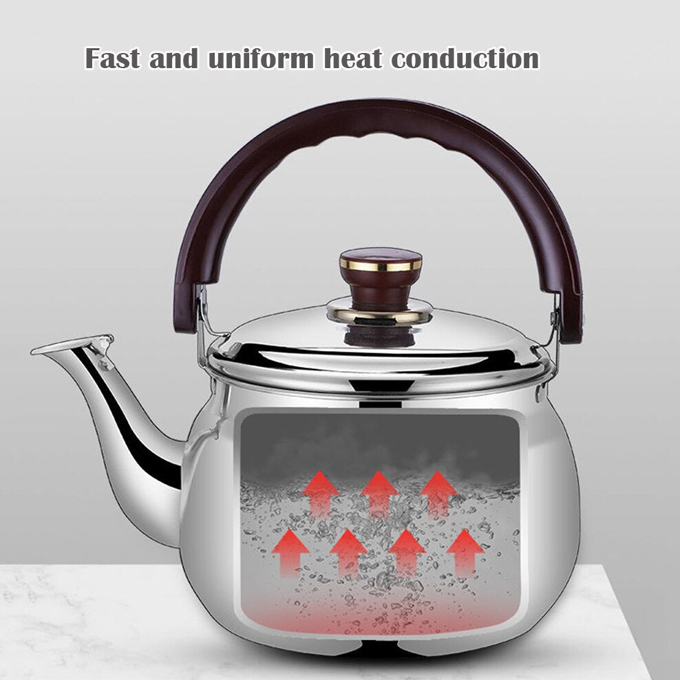 Mosrugs | Stainless Steel Whistling Kettle – Thick-Walled, Durable & Stylish