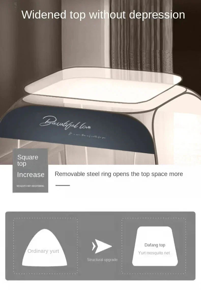 Mosrugs | Starry Gray Mosquito Net – No-Installation Insect Protection for Relaxed Indoor & Outdoor Nights