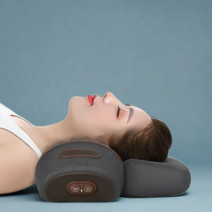 Mosrugs | NeckEase Orthopedic Therapy Pillow – Memory Foam Neck & Spine Support for Pain Relief & Better Sleep