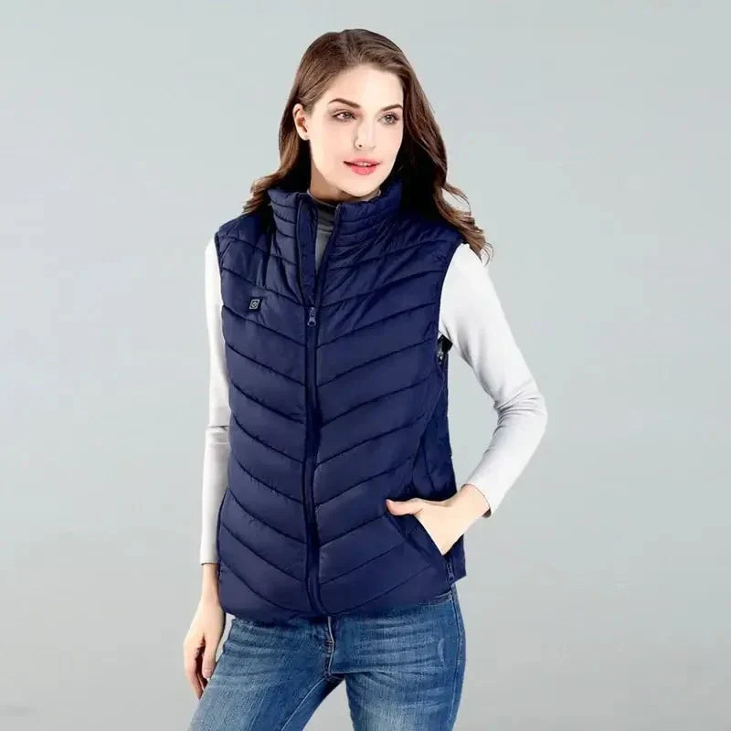 Mosrugs | Thermo Heated Gilet | Insulated, Design for Hiking, Travel & Everyday Wear | Womens and Mens Heated Gilet