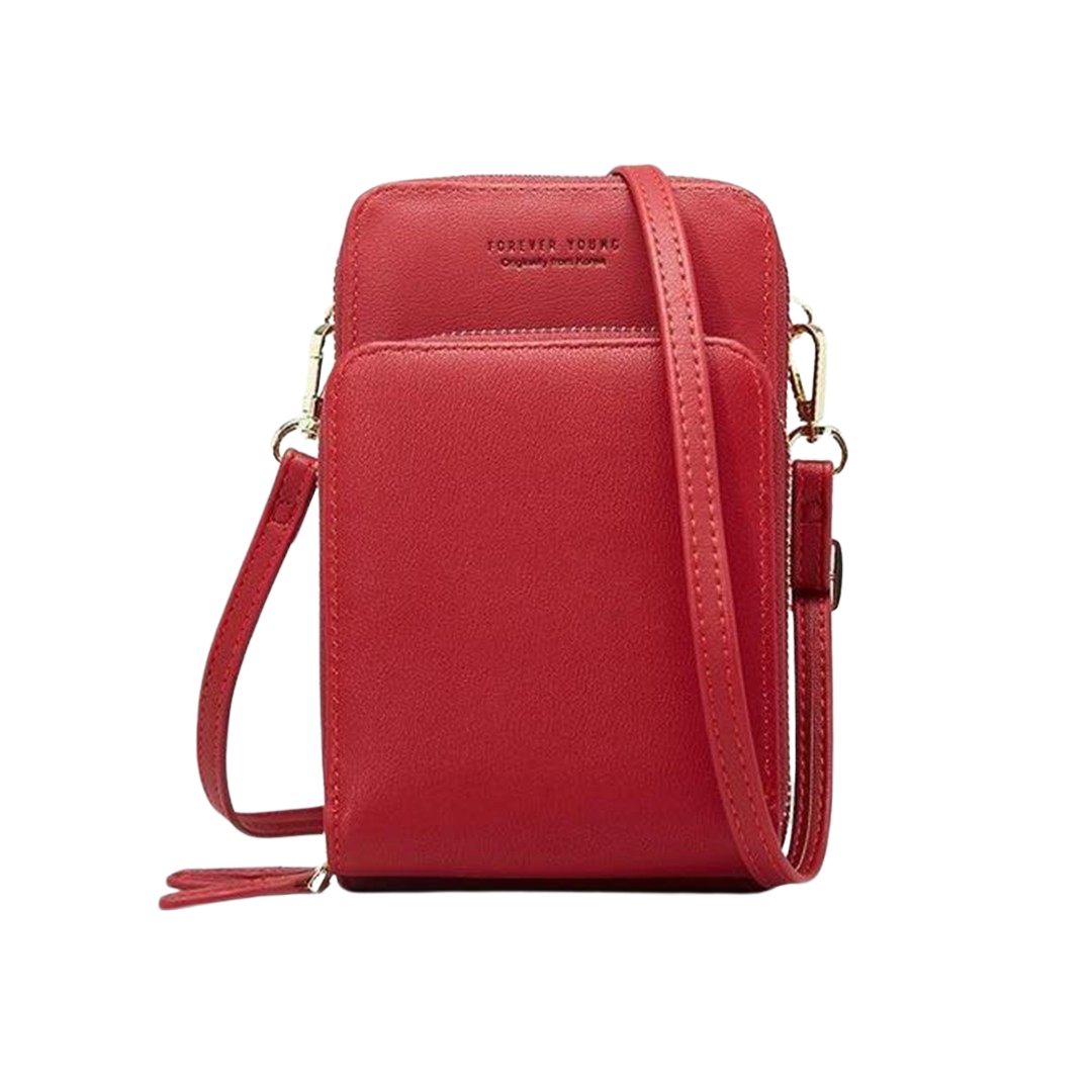 Mosrugs | Triple Secure Leather Phone Purse: Elegance Meets Practicality