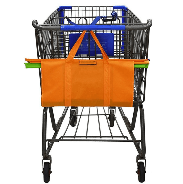Mosrugs | EcoSmart Shopping Cart Trolley Bags (Set of 4) | Reusable Grocery Organiser System