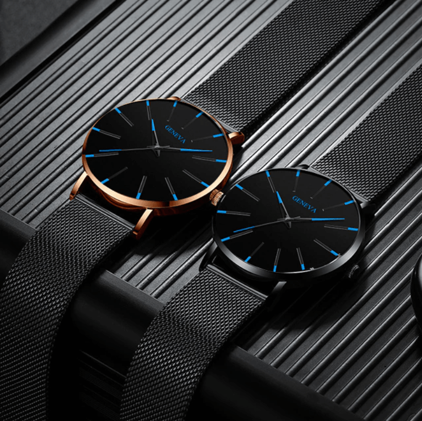 Mosrugs | Men's Ultra-Thin Business Watch – Sleek, Minimalist & Timeless Style