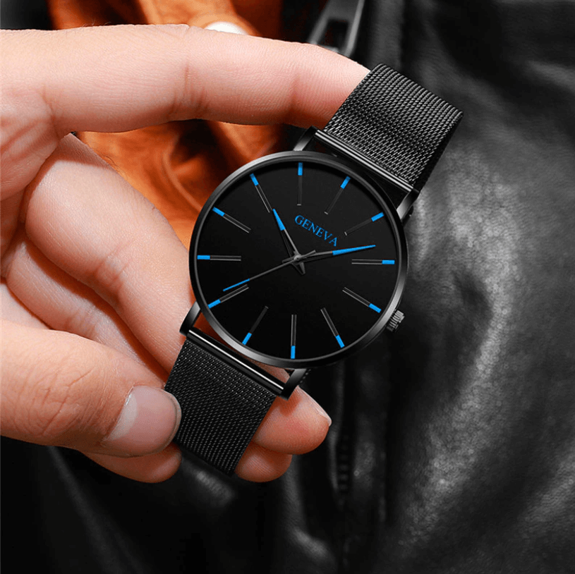 Mosrugs | Men's Ultra-Thin Business Watch – Sleek, Minimalist & Timeless Style