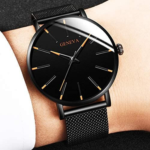 Mosrugs | Men's Ultra-Thin Business Watch – Sleek, Minimalist & Timeless Style
