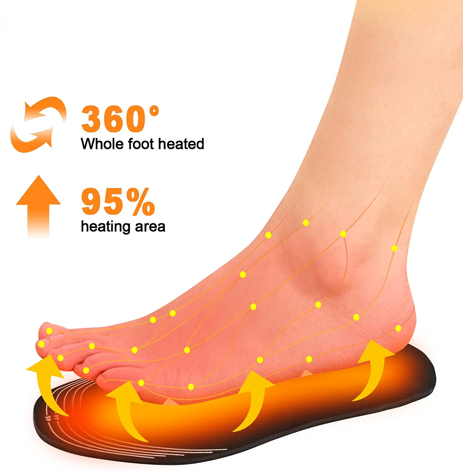 Mosrugs | Thermal Electric Heated Foot Insoles For Shoes Boots And Hunting