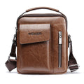 Mosrugs | Luxury Shoulder Bag for Men – PU Leather Crossbody Satchel with Adjustable Strap