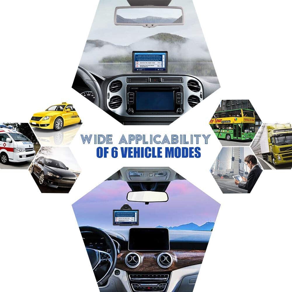 Mosrugs | 7" GPS Navigation System – 2025 Upgraded Sat Nav for Cars & Trucks