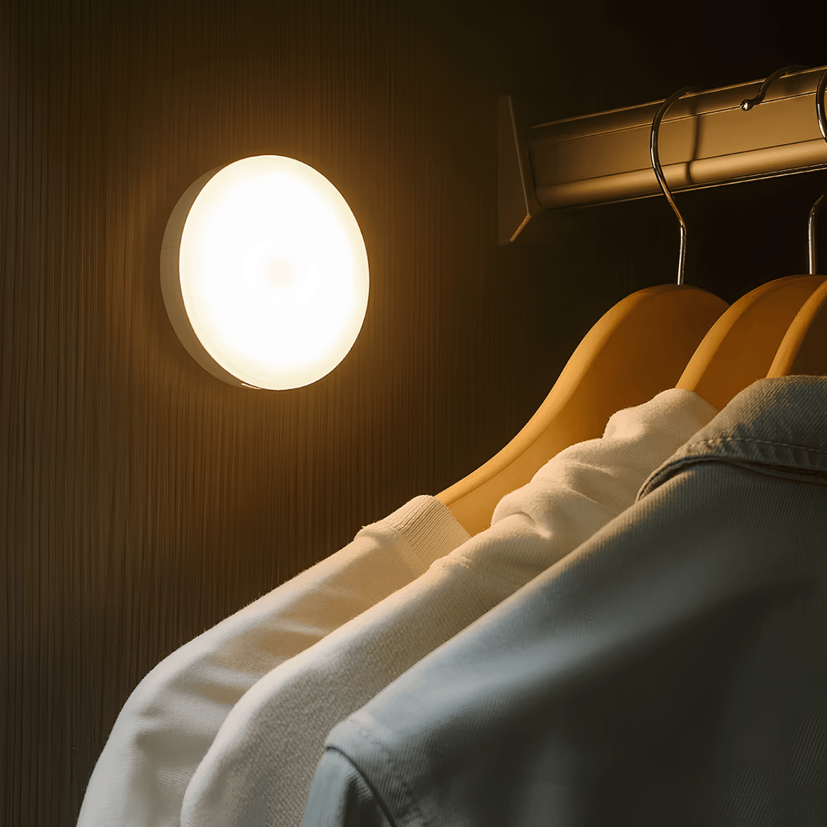Mosrugs | Rechargeable Motion Sensor LED Light | Energy-Saving, USB Rechargeable & Ideal for Hallways, Stairs, Wardrobes & Cupboards