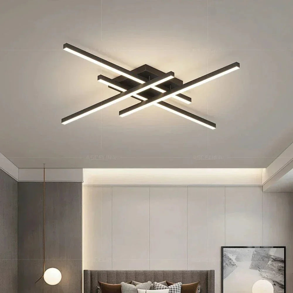 Mosrugs | Modern LED Ceiling Light | Energy Efficient, Soft Illumination & Available in 30/40/50cm for Bedroom and Living Room