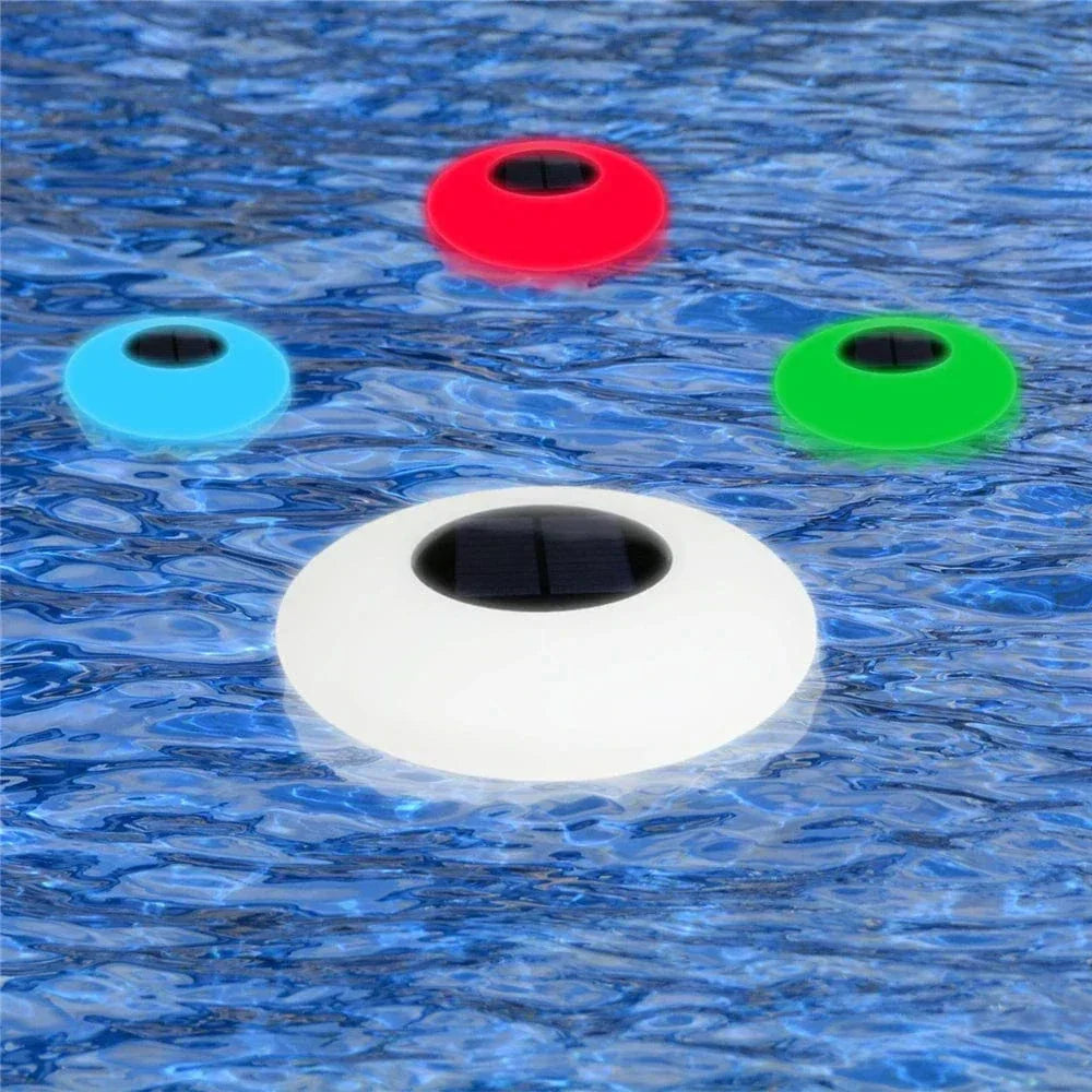 Mosrugs | Solar Floating LED Pool Lights – Colour Changing Waterproof Inflatable Garden Lights