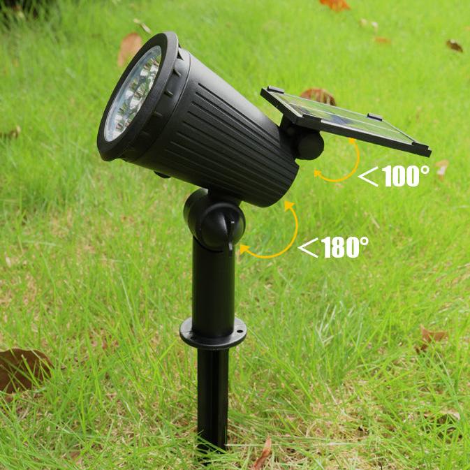 Mosrugs | Solar-Powered LED Garden Spotlight | Weather-Resistant, Adjustable & Ideal for Pathways, Patios & Outdoor Spaces