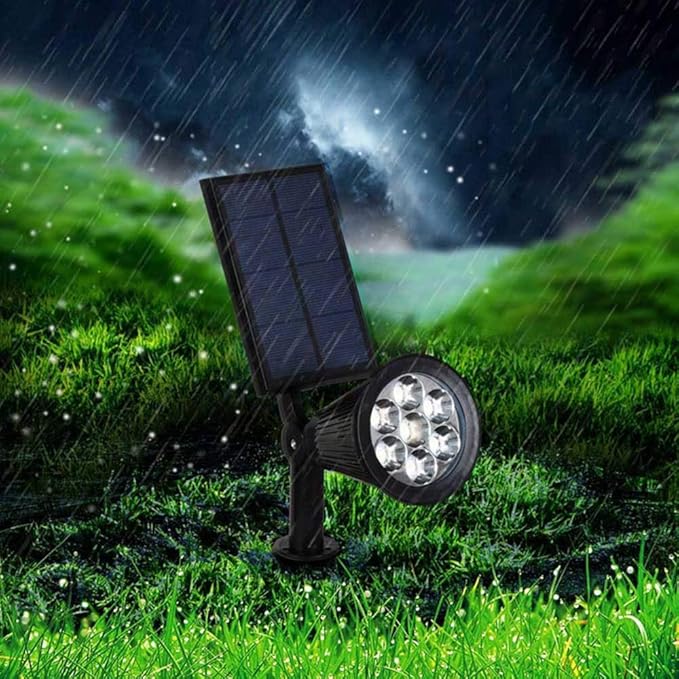 Mosrugs | Solar-Powered LED Garden Spotlight | Weather-Resistant, Adjustable & Ideal for Pathways, Patios & Outdoor Spaces