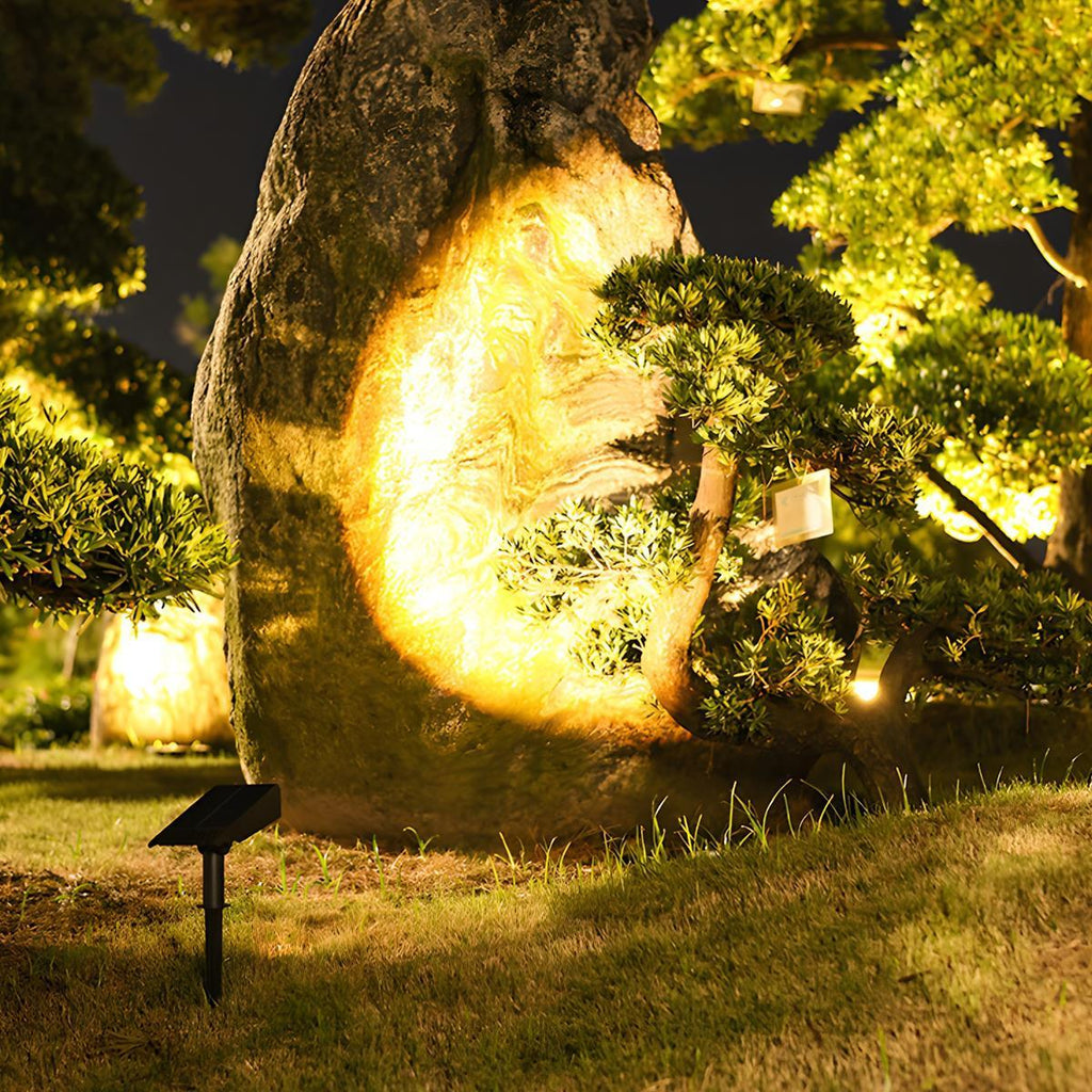Mosrugs | Waterproof Solar LED Multi-Zoom Spot Light | Adjustable Zoom. Eco-Friendly & Ideal for Garden and Outdoor Landscape Lighting