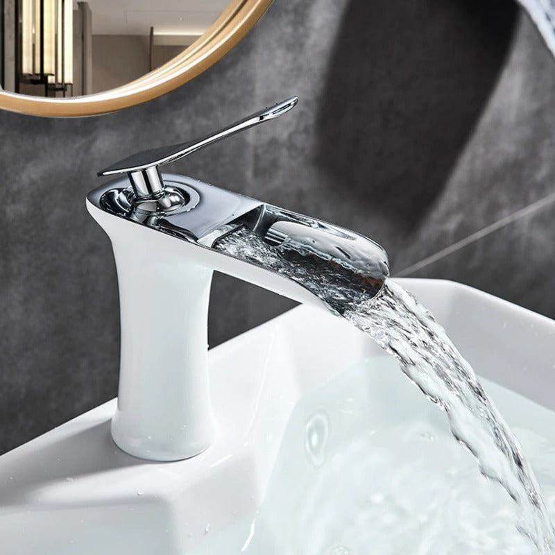 Mosrugs | Modern Waterfall Bathroom Tap – Stylish Design & Elegant Water Flow