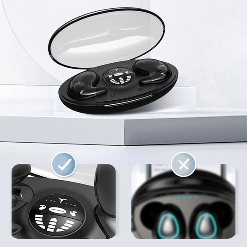 Mosrugs | Invisible Wireless Sleep Headphones | IPX5 Waterproof | Bluetooth 5.3