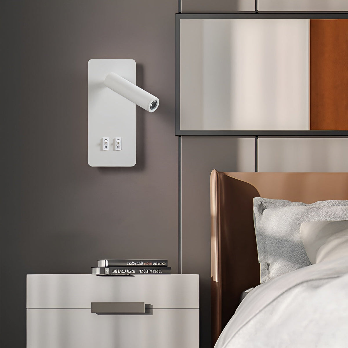 Mosrugs | Swivel330 | Minimalist Cylinder Wall Light – Adjustable 330° Rotating LED Sconce